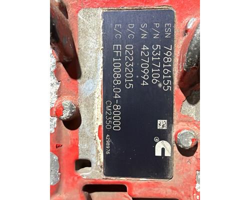 CUMMINS ISX15 ECM