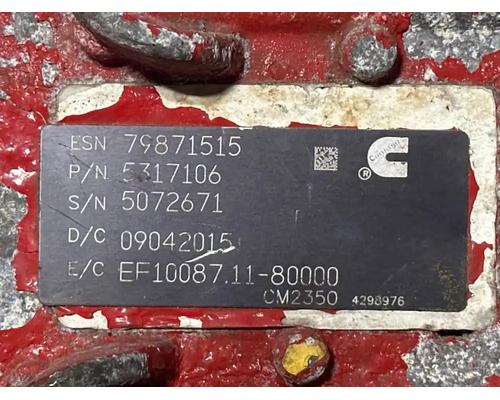 Cummins ISX; Signature ECM # Cummins ISX; Signature ECM #