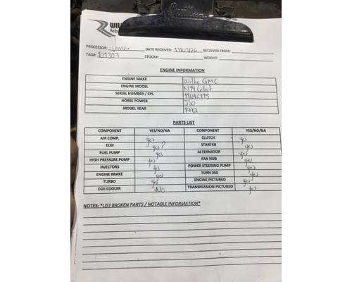 CUMMINS N14 CELECT Engine Assembly