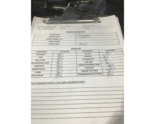CUMMINS QSB 6.7 Engine Assembly