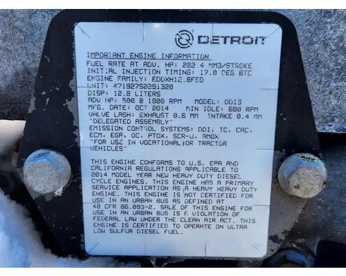  Detroit DD13 Engine Assembly #