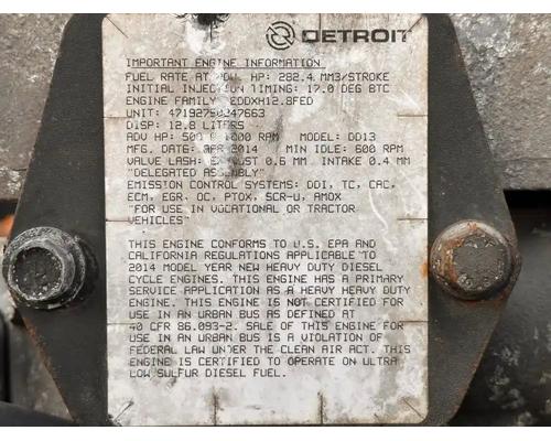  Detroit DD13 Engine Assembly #
