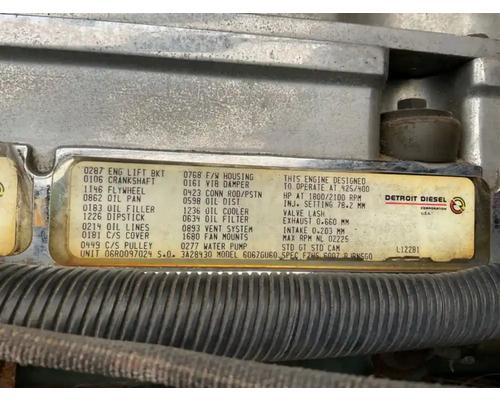  Detroit Series 60 Engine Assembly #