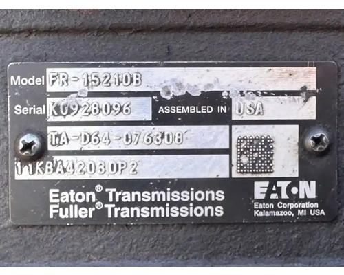  Eaton/Fuller FR15210B Transmission Assembly #