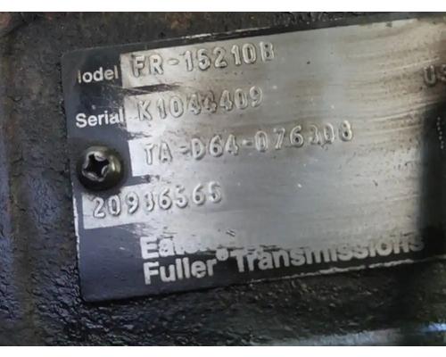  Eaton/Fuller FR15210B Transmission Assembly #