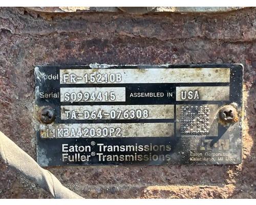  Eaton/Fuller FR15210B Transmission Assembly #