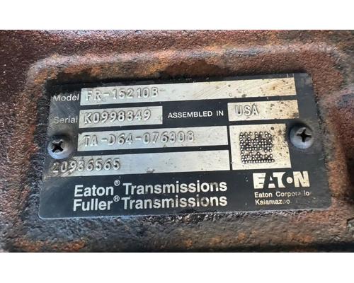  Eaton/Fuller FR15210B Transmission Assembly #