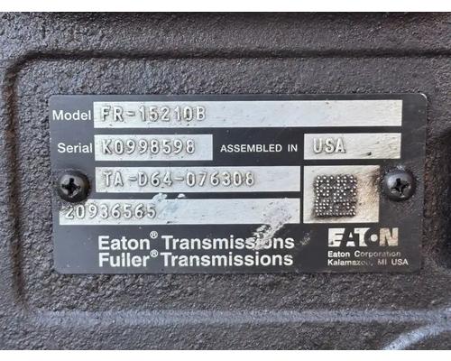  Eaton/Fuller FR15210B Transmission Assembly #
