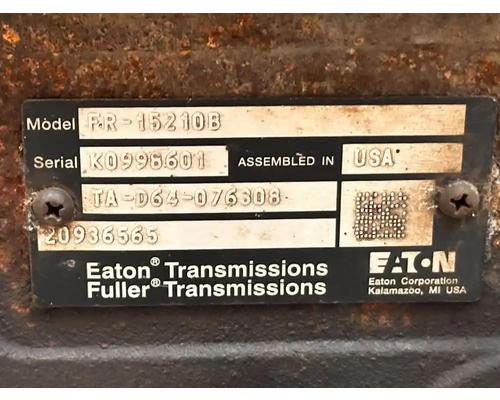  Eaton/Fuller FR15210B Transmission Assembly #