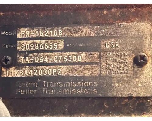  Eaton/Fuller FROF15210C Transmission Assembly #