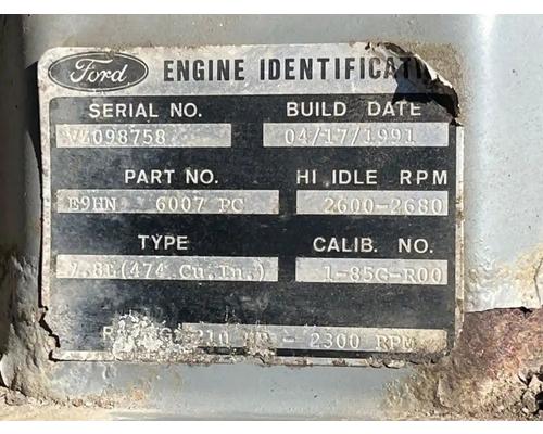  Ford 210 Engine Assembly #