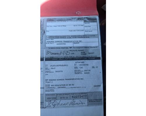 FREIGHTLINER CASCADIA Parts Vehicles