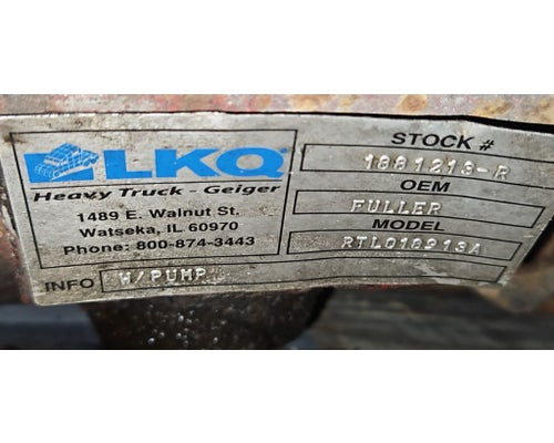 FULLER RTLO16913A Transmission Assembly