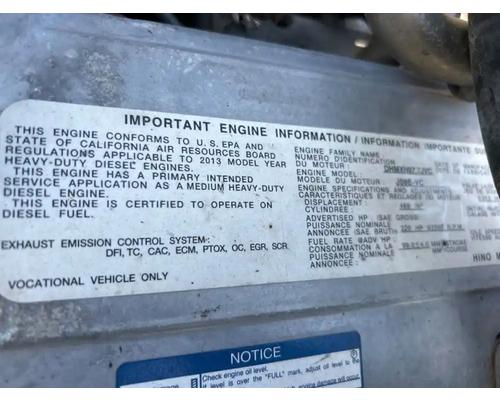  Hino J08 Engine Assembly #