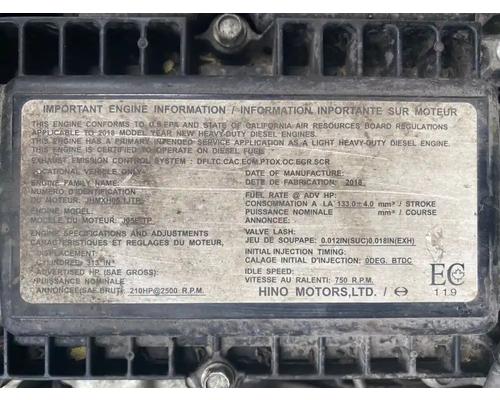 Hino JO5C-TD Engine Assembly # Hino JO5C-TD Engine Assembly #