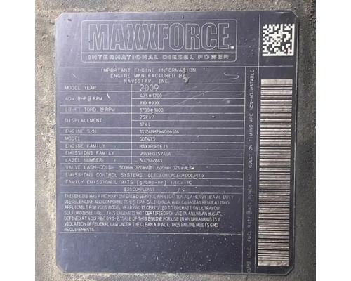  International MAXXFORCE 13 Engine Assembly #