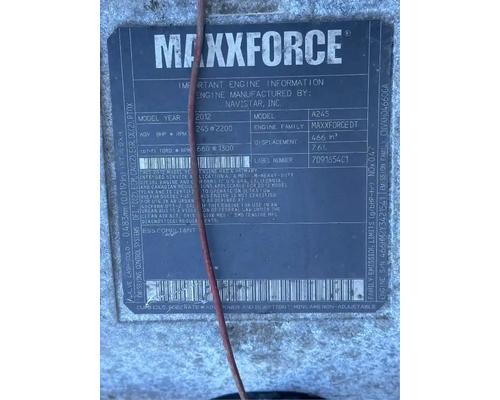  International MAXXFORCE DT Engine Assembly #