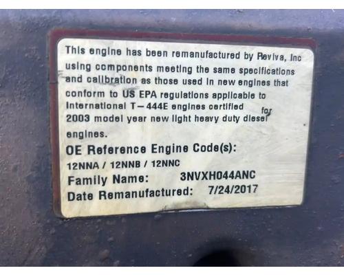  International T444 Engine Assembly #