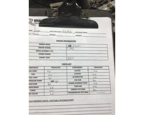 ISUZU C240 Engine Assembly