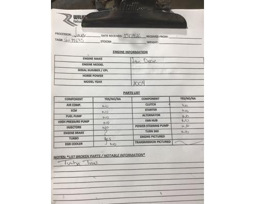 JOHN DEERE 4024TF270 Engine Assembly
