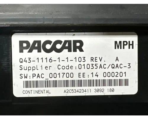  Kenworth T660 Instrument Cluster #