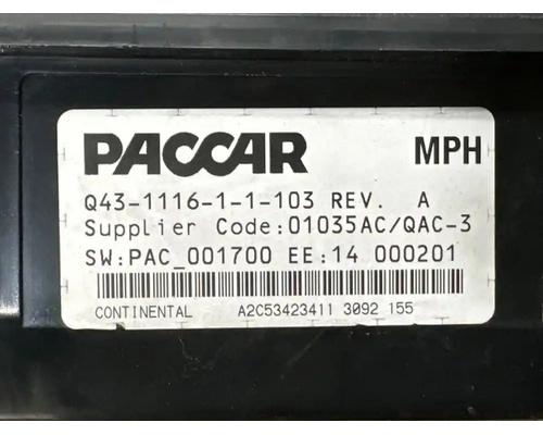  Kenworth T660 Instrument Cluster #