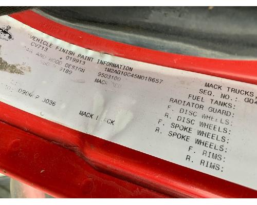 MACK CV713 GRANITE Parts Vehicles