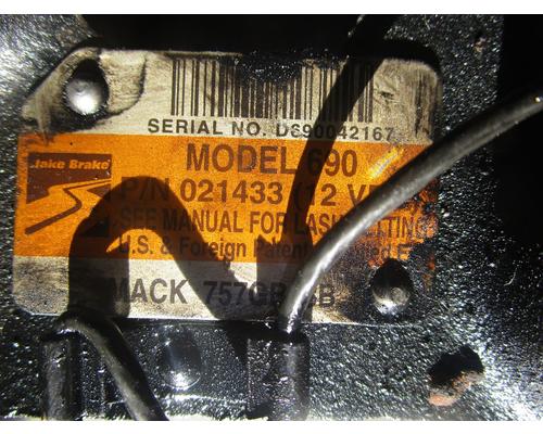 MACK E7 Jake/Engine Brake OEM# 021433 in CRANDALL, TX #59711