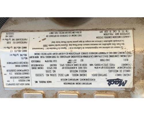 MACK MP7 Engine Assembly