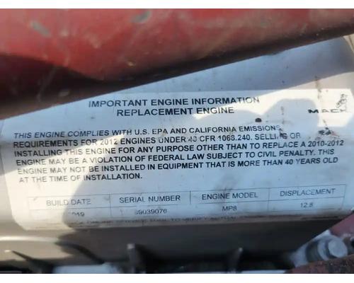 mack-mp8-engine-assembly #1449220