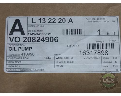 MACK Oil Pump