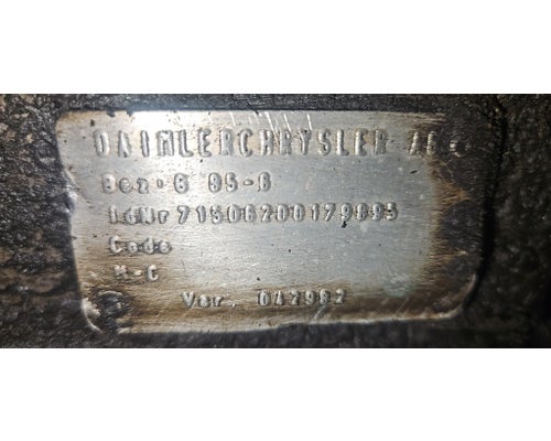 MERCEDES MBT-660 Transmission Assembly