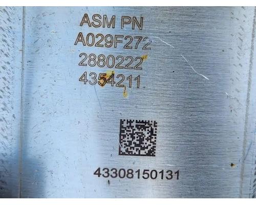  Not Available N/A DPF - Diesel Particulate Filter #