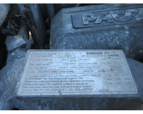 2015 PACCAR MX 13 Engine Assembly #