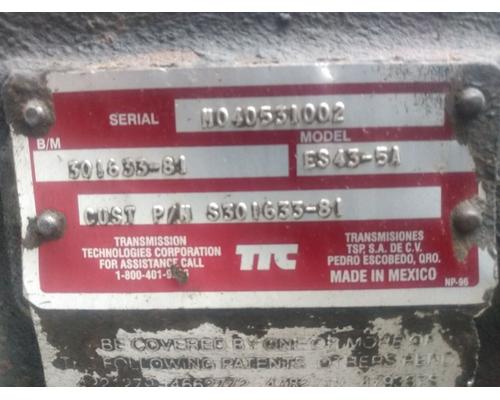  Spicer/TTC ES43-5A Transmission Assembly #