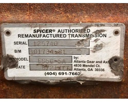 spicer-ttc-es56-5a-transmission-assembly #1450389