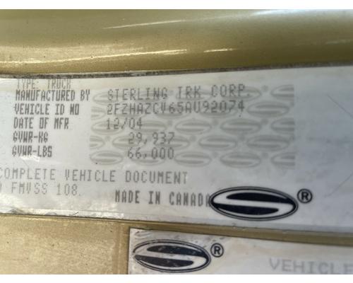 STERLING A9500 Vehicle For Sale