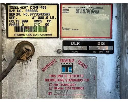 Thermo King HEAT KING 400-T2 Auxillary Power Unit (APU) # Thermo King HEAT KING 400-T2 Auxillary Power Unit (APU) #