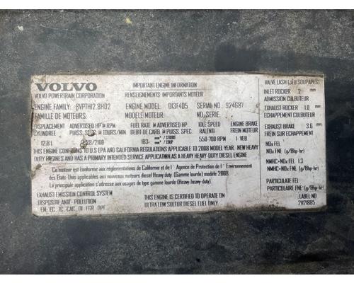  Volvo D13F Engine Assembly #