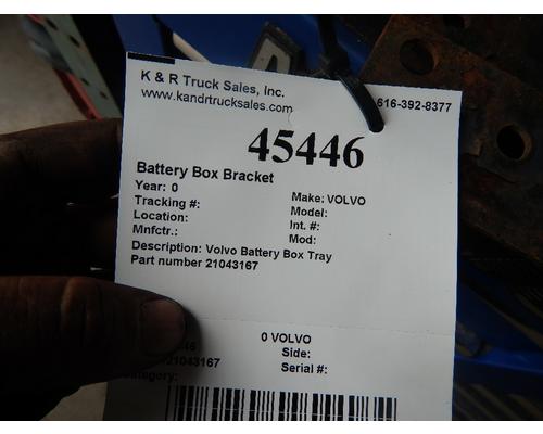 VOLVO  Battery Box Bracket