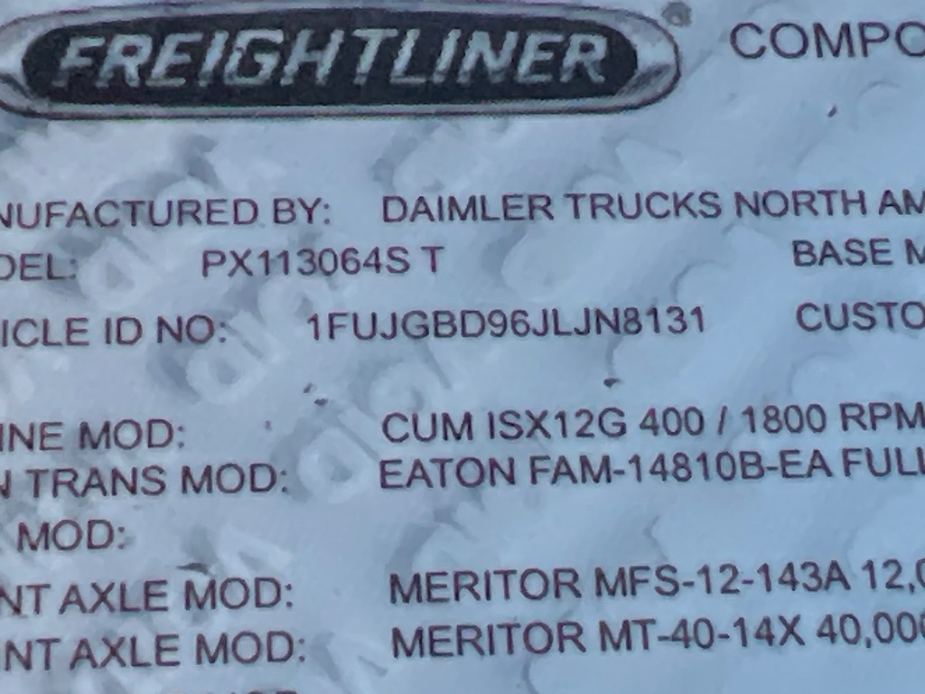FREIGHTLINER CASCADIA