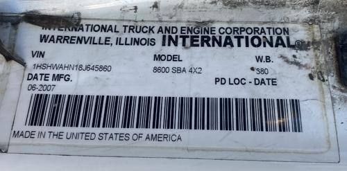 INTERNATIONAL 8600