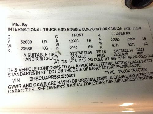 INTERNATIONAL PROSTAR