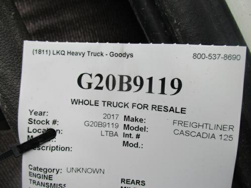 FREIGHTLINER CASCADIA 125