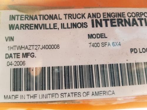 INTERNATIONAL 7400