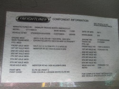 FREIGHTLINER 114SD