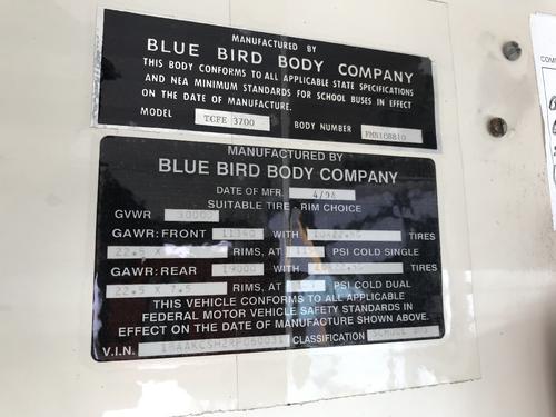 Blue Bird TC2000