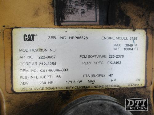 CAT 3126 Fuel Injector