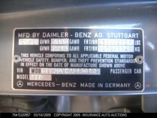 MERCEDES-BENZ MERCEDES 300D