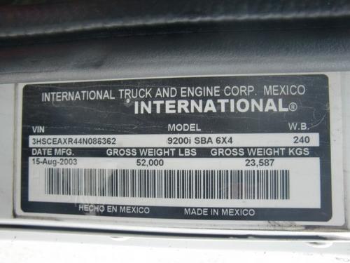 INTERNATIONAL 9200